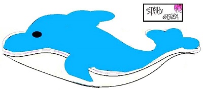 NÁVOD NA ŠITÍ: sedací vak delfín