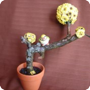 Milý dárek! Dekorace-žlutý jarní stromeček
