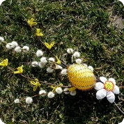 Velikonoční vajíčko - drátkovaná kraslice