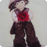 Chlapec s růží