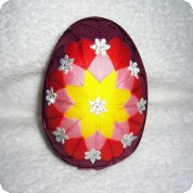 Velikonoční vejce - do červena