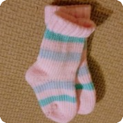 ponožky proužkaté 0-3měsíce